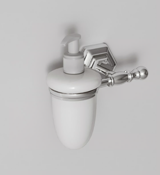 WALDORF - Wall-mounted ceramic Bathroom soap dispenser by Park Avenue - view 3